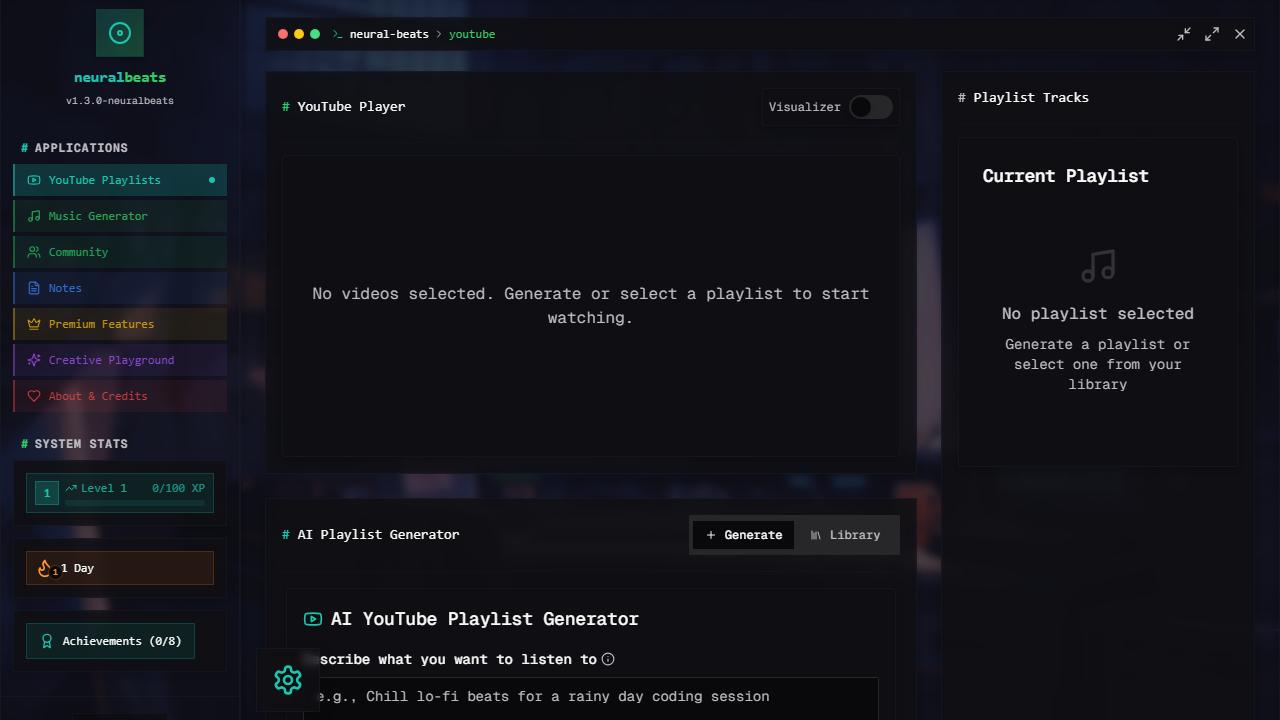 NeuralBeats AI Music Platform - After